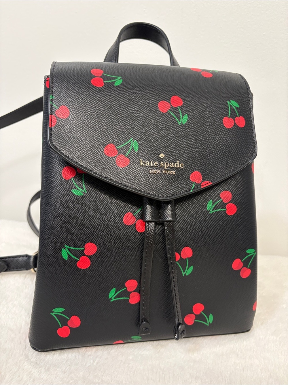 KATE SPADE Cherry Print Mini Backpack